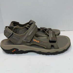 Teva Men's Sandals Size 9 Hudson Bungee Cord Brown Suede Hiking